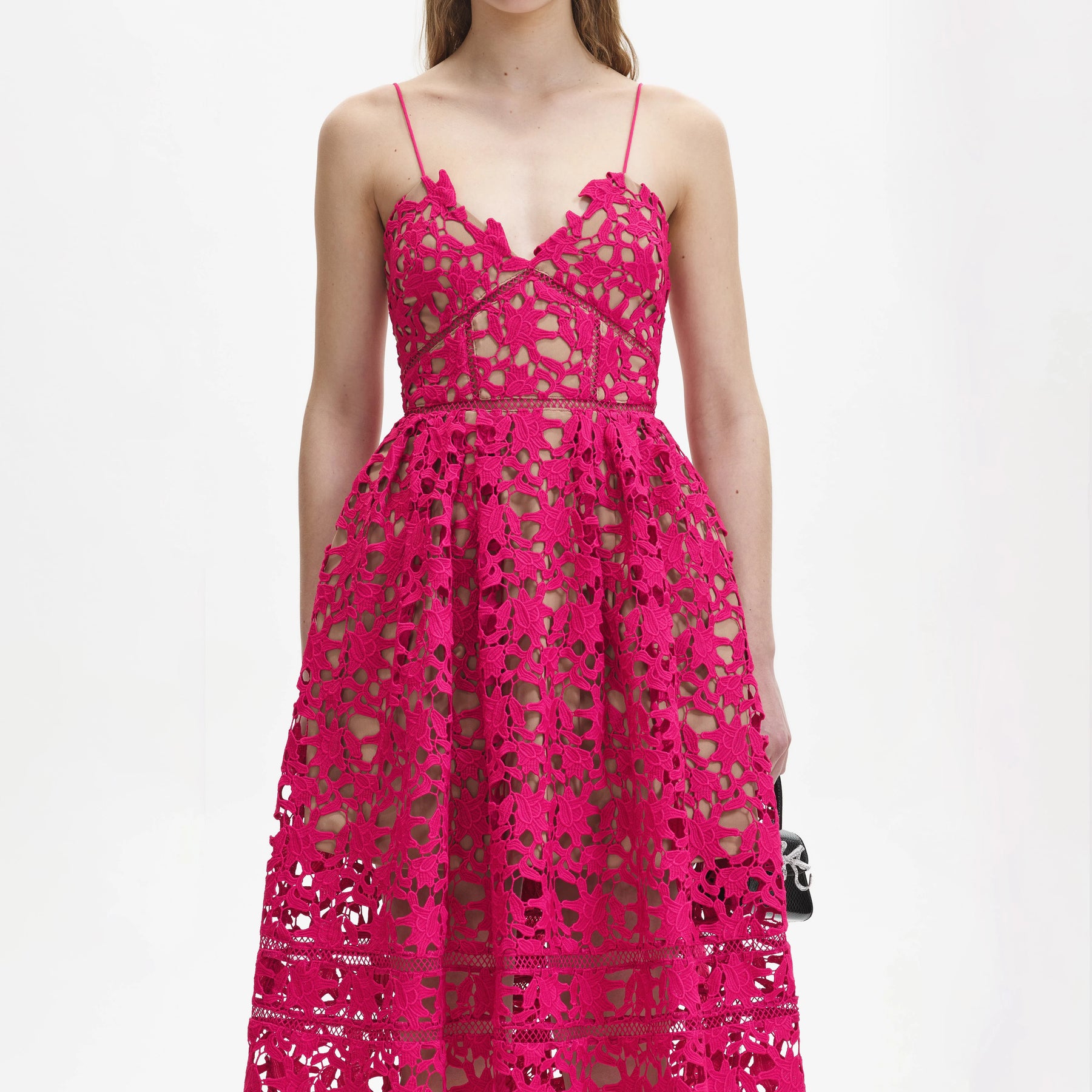 Azaelea Midi Dress - Magenta