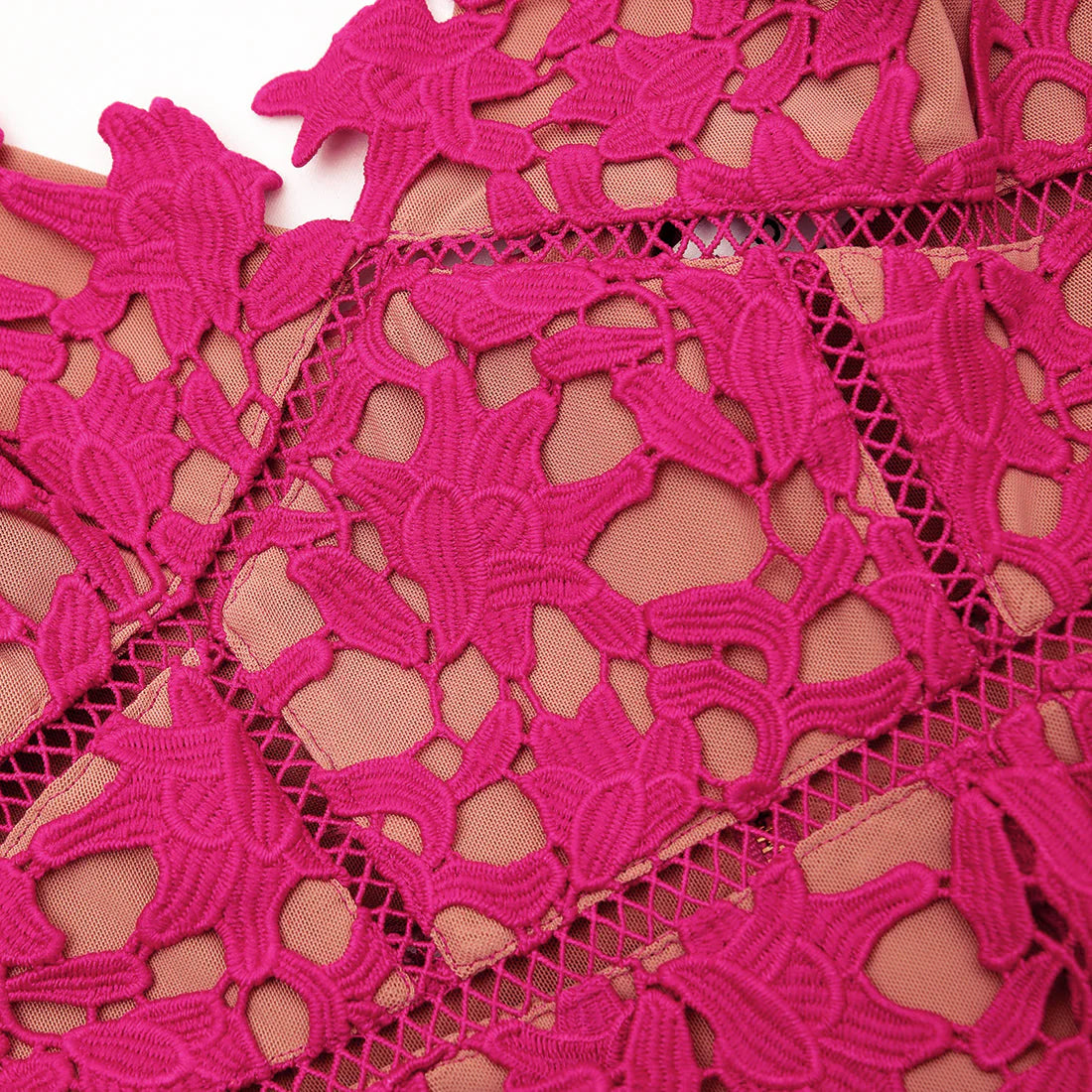 Azaelea Midi Dress - Magenta