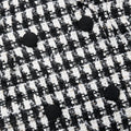 Check Boucle Tailored Mini Dress - Black