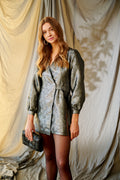 Pace Belt Dress - Silver Metal