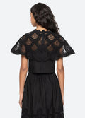 Drea Embroidery Top - Svart