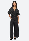 Elegi Solid S/Slv Top - Black