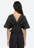 Elegi Solid S/Slv Top - Black