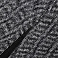Herringbone Midi Skirt - Black