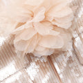 Champagne Sequin Jacket - Tan