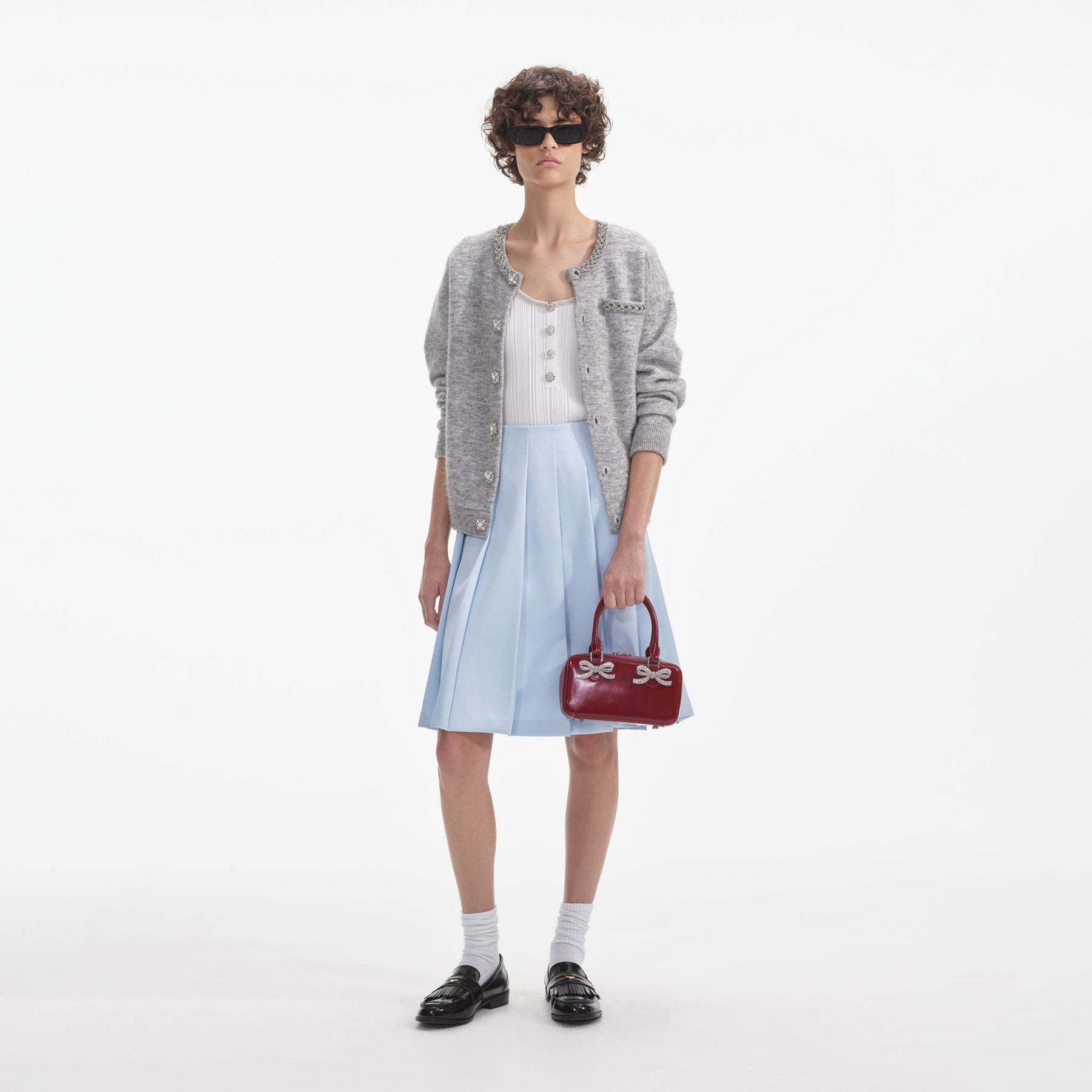 Melange Cardigan - Grey