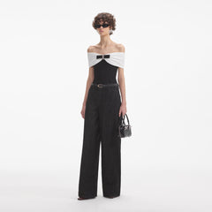 Rhinestone Jeans - Black