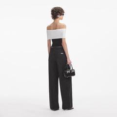 Rhinestone Jeans - Black
