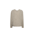 Thora V-Neck Knit - Feather Gray