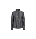 Biles Stripe Blouse - Salute Navy