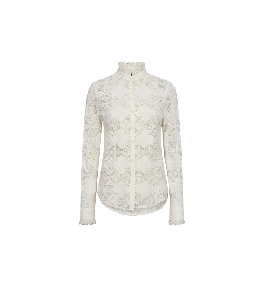 Jetta Lace Shirt - Ecru