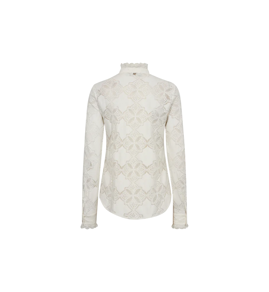 Jetta Lace Shirt - Ecru