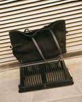 Lesley Tote Bag - Suede Black
