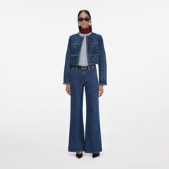 Denim Braided Jacket - Blue