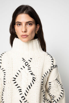 Neva Cable Knit - Cream