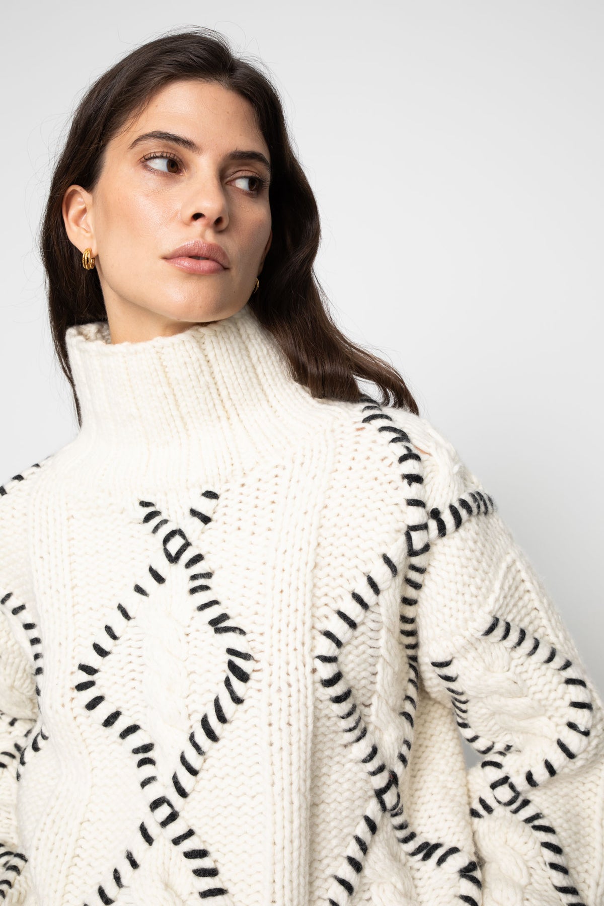 Neva Cable Knit - Cream