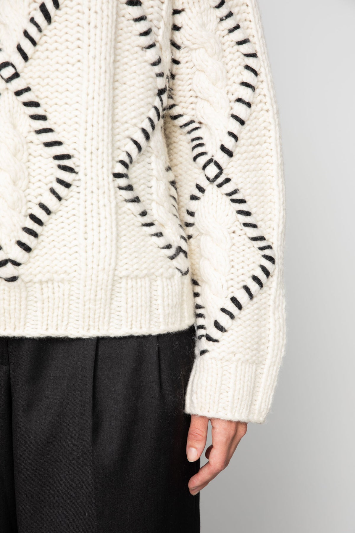 Neva Cable Knit - Cream
