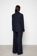 Zaina Blazer - Navy Pinstripe