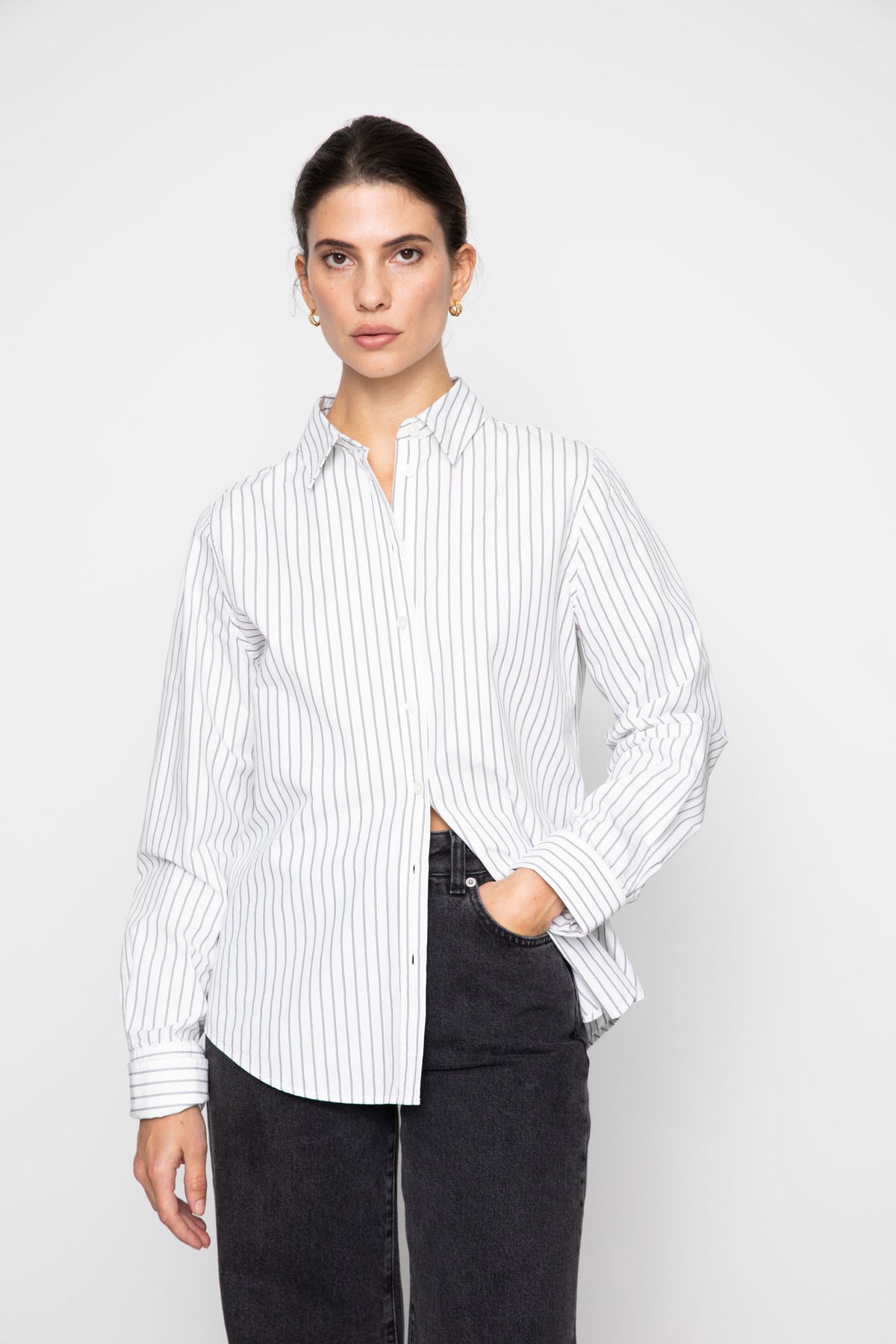 Fritila Shirt - Black Stripe