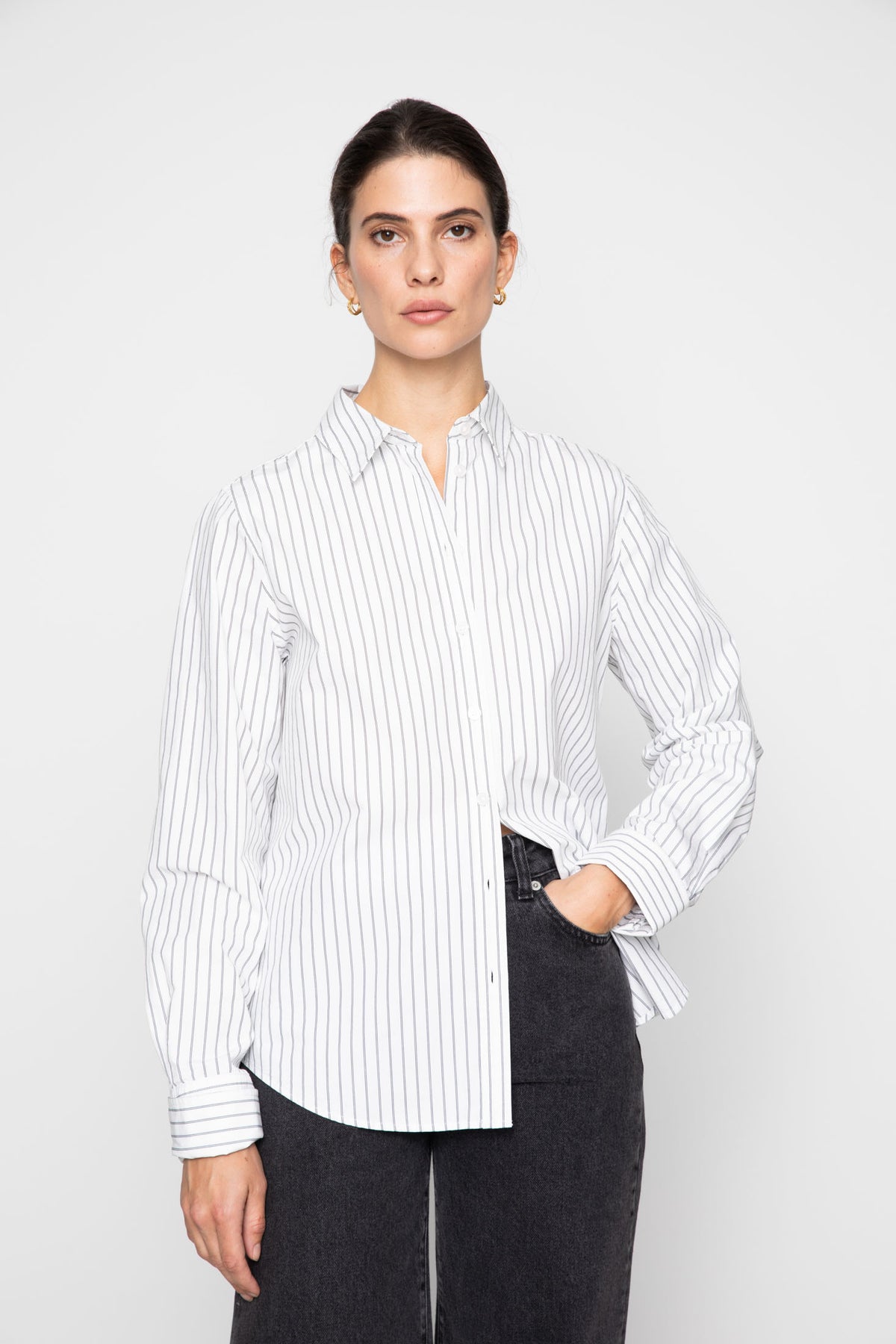 Fritila Shirt - Black Stripe