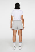 Mikki Sweatshirt Shorts - Ljusgrå Melange