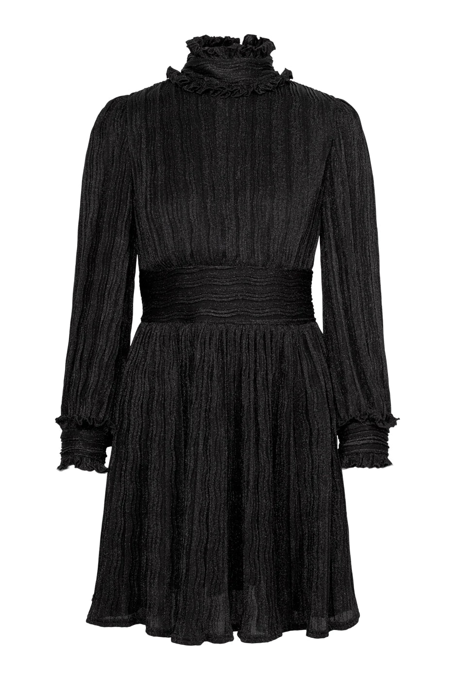 Addison Dress - Black Glitter