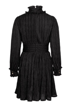 Addison Dress - Black Glitter