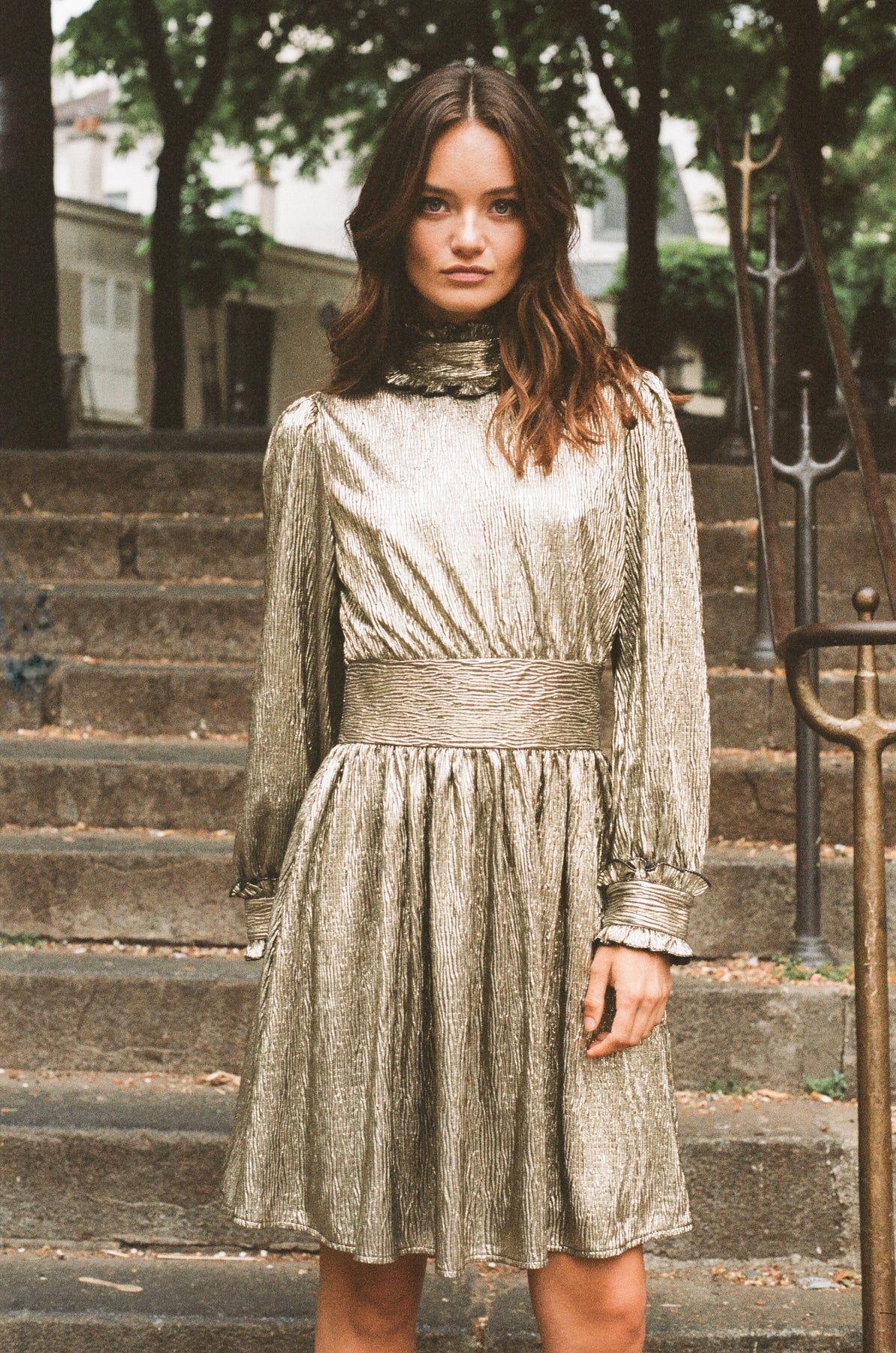Addison Dress - Gold