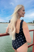 Agnes Swimsuit - Black Dot