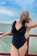 Agnes Swimsuit - Black Dot