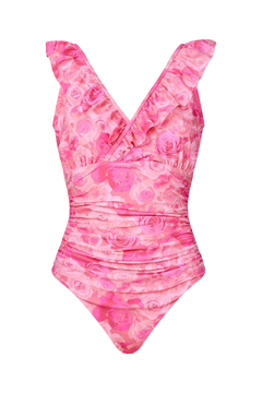 Agnes Swimsuit - Pink Rosegarden