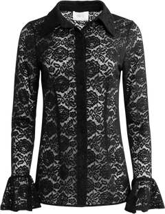 Kiki Lace Blouse - Black