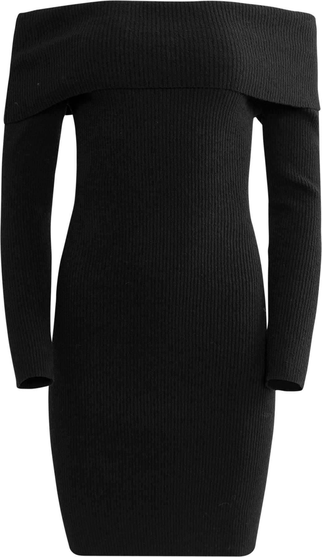Iris Knit Mini Dress - Black