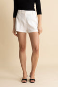 Zoe Linneshorts - Vit