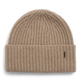Alba Cashmere Beanie - Dark Beige