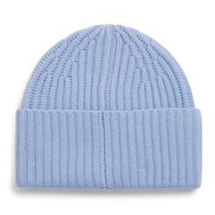 Alba Cashmere Beanie - Light Blue