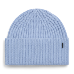 Alba Cashmere Beanie - Light Blue