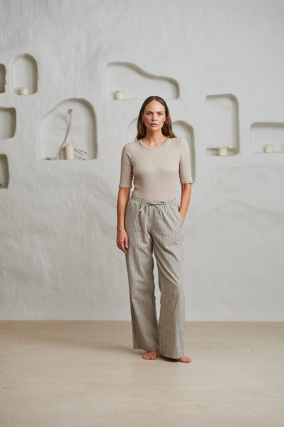 Alba Lyocell Rib - Beige