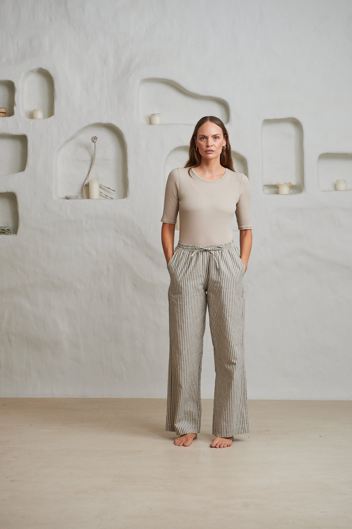 Alba Lyocell Rib - Beige