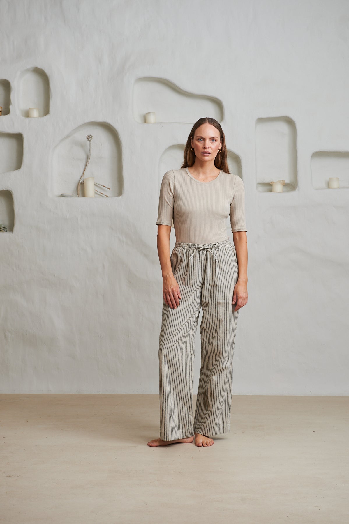 Alba Lyocell Rib - Beige