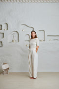 Alba Lyocell Rib - Ecru