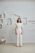 Alba Lyocell Rib - Ecru