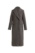 Alessandra Coat - Grey Herringbone