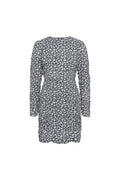 Alessia Klänning - Navy Rosehip Print