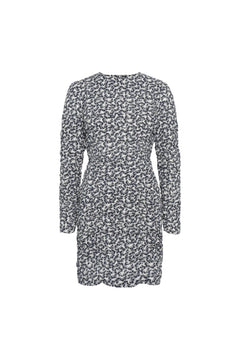 Alessia Dress - Navy Rosehip Print