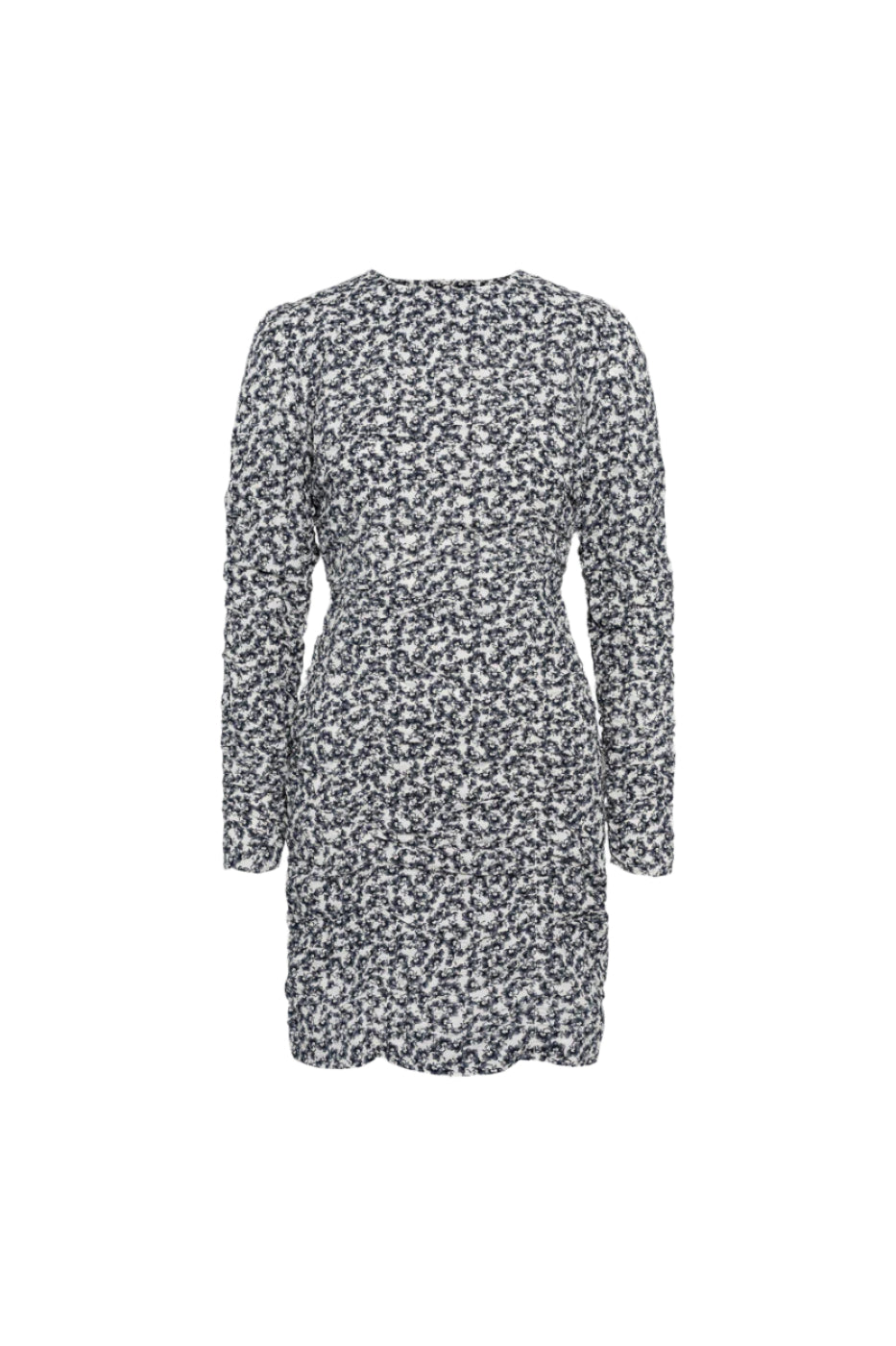 Alessia Klänning - Navy Rosehip Print