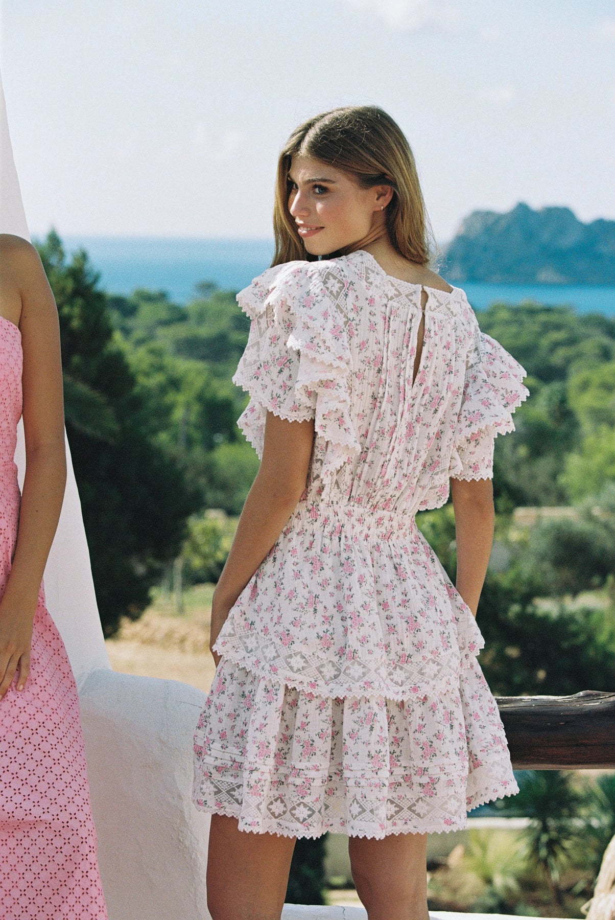 Alexa Dress - Pink Boquet