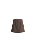 Alexandra Skirt - Taupe Herringbone
