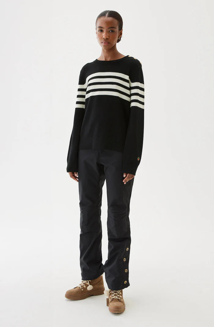 Alexandra Sweater - Black/Ecru