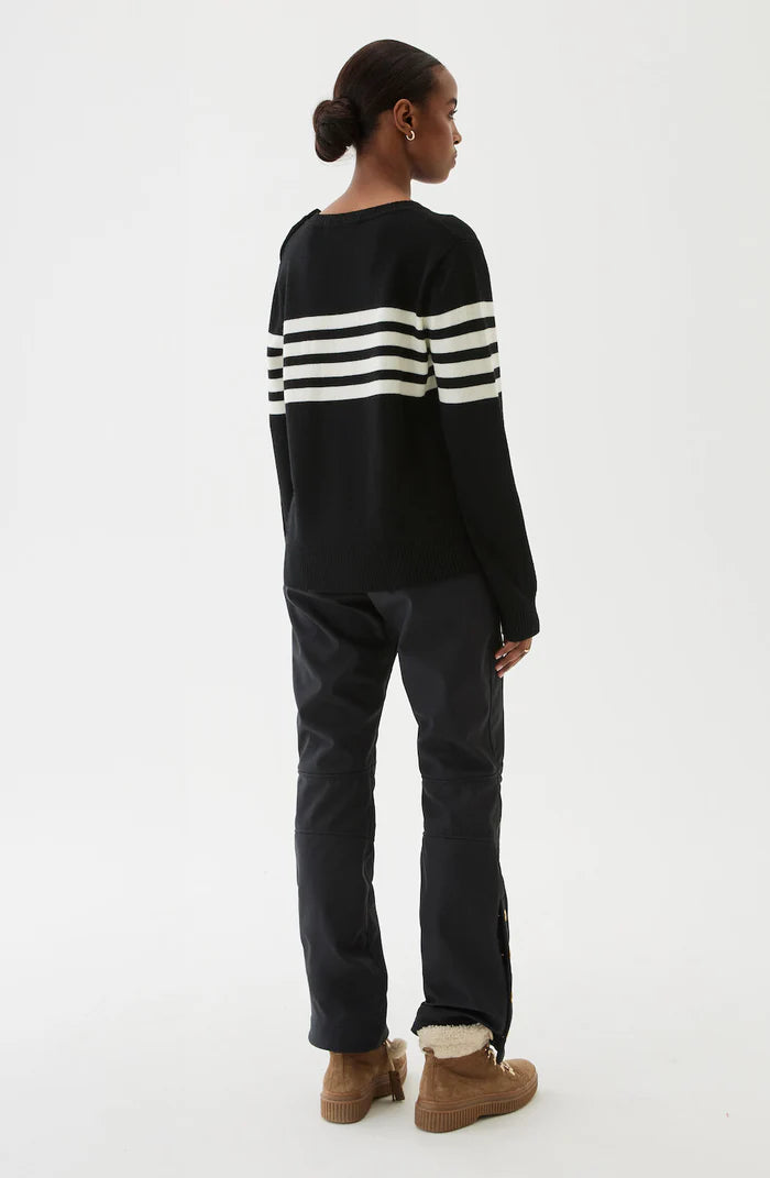 Alexandra Sweater - Black/Ecru